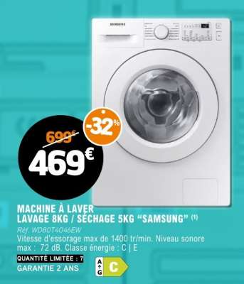 MACHINE À LAVER “SAMSUNG”