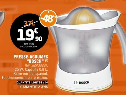 PRESSE-AGRUMES "BOSCH"