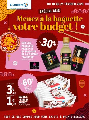 Catalogue E.Leclerc - 10/02/2026 - 21/02/2026.