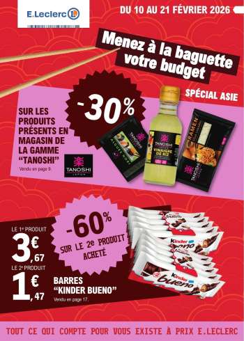 Catalogue E.Leclerc - 10/02/2026 - 21/02/2026.