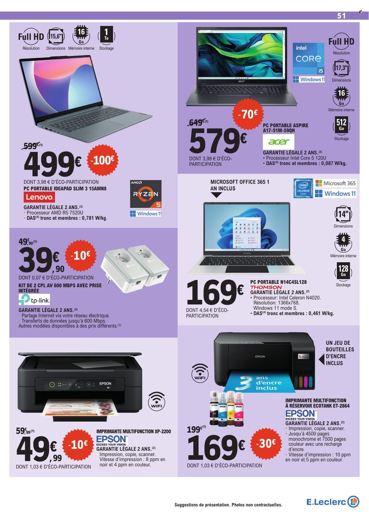 Catalogue E.Leclerc - 10/02/2026 - 21/02/2026. Page 51