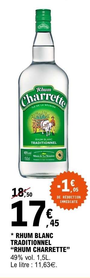 Rhum Blanc Traditionnel "Rhum Charrette"