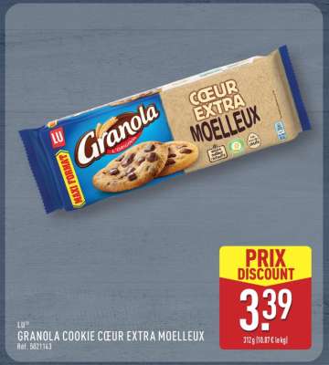 Granola Cookie Cœur Extra Moelleux