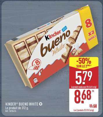 KINDER® BUENO WHITE