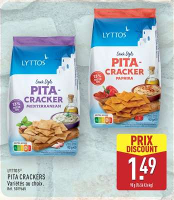 LYTTOS PITA CRACKERS