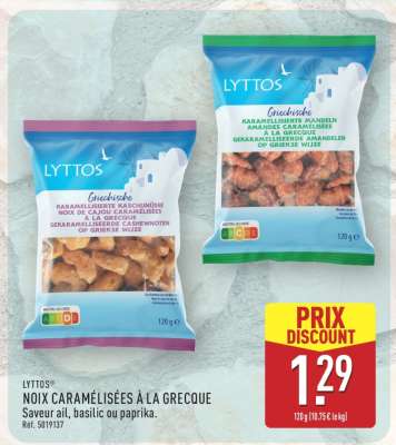 LYTTOS NOIX CARAMÉLISÉES À LA GRECOQUE