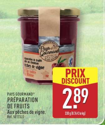 PAYS GOURMAND PRÉPARATION DE FRUITS