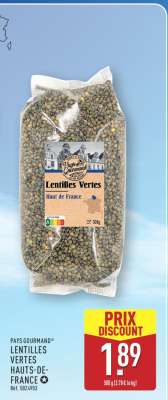Lentilles Vertes Hauts-de-France