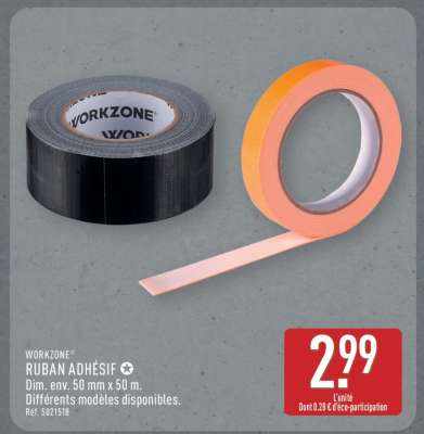 WORKZONE® RUBAN ADHÉSIF