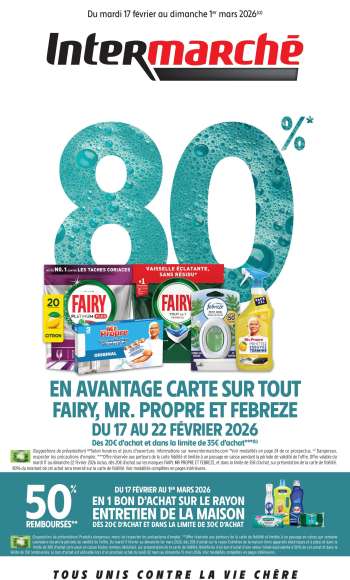 Catalogue Intermarché Super - 17/02/2026 - 01/03/2026.
