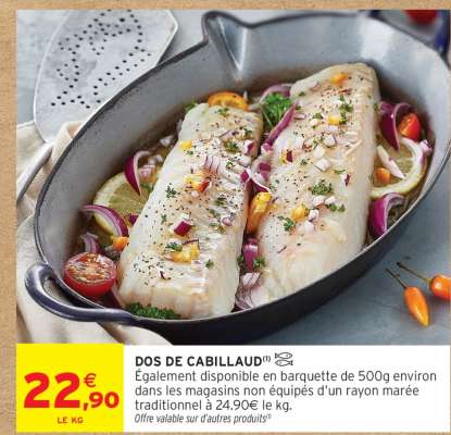 DOS DE CABILLAUD