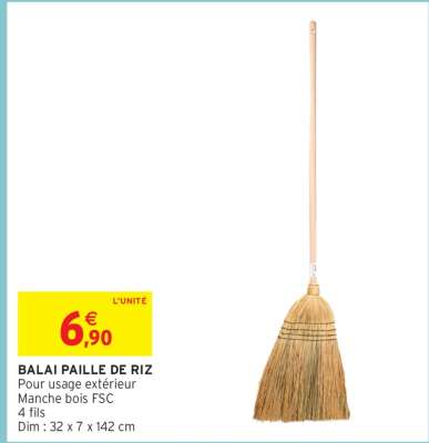 BALAI PAILLE DE RIZ