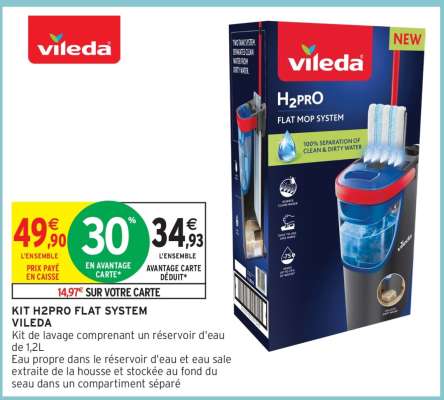 KIT H2PRO FLAT SYSTEM VILEDA