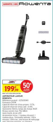 ASPIRATEUR LAVEUR ROWENTA