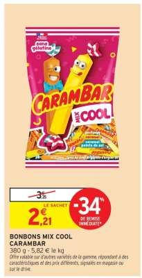 BONBONS MIX COOL CARAMBAR