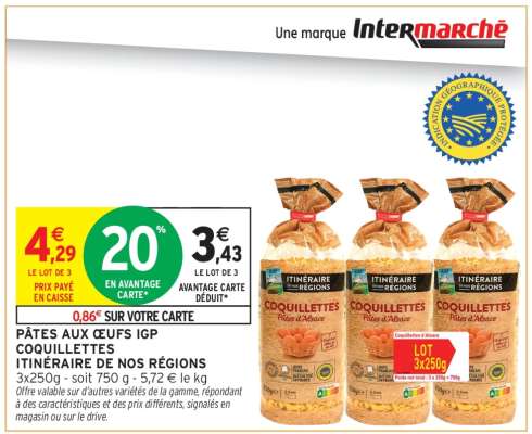 PÂTES AUX ŒUFS IGP COQUILLETTES ITINÉRAIRE DE NOS RÉGIONS