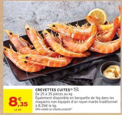 CREVETTES CUITES