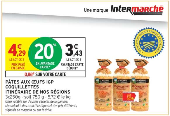 PÂTES AUX ŒUFS IGP COQUILLETTES ITINÉRAIRE DE NOS RÉGIONS