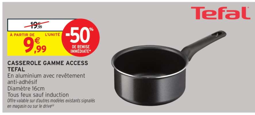 Casserole Gamme Access Tefal