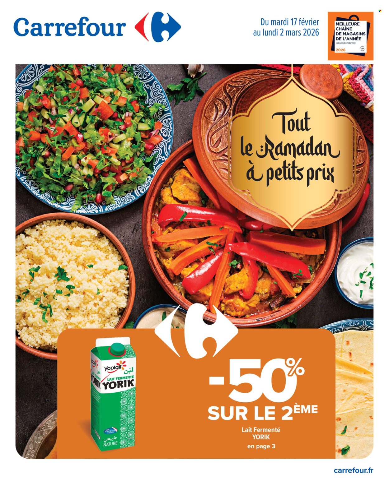 Catalogue Carrefour Hypermarchés - 17/02/2026 - 02/03/2026. Page 1