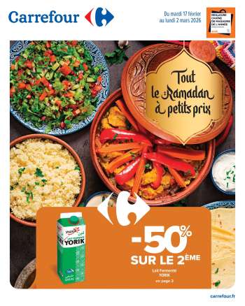 Catalogue Carrefour Hypermarchés - 17/02/2026 - 02/03/2026.