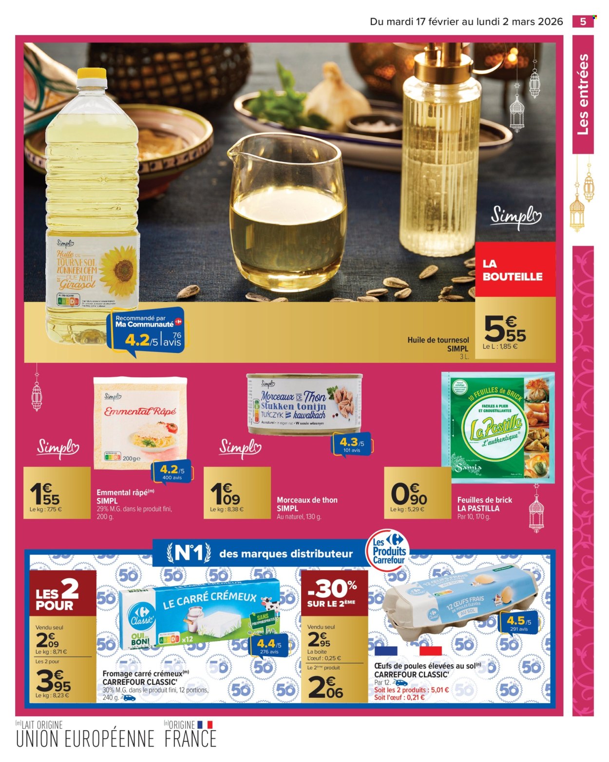 Catalogue Carrefour Hypermarchés - 17/02/2026 - 02/03/2026. Page 5