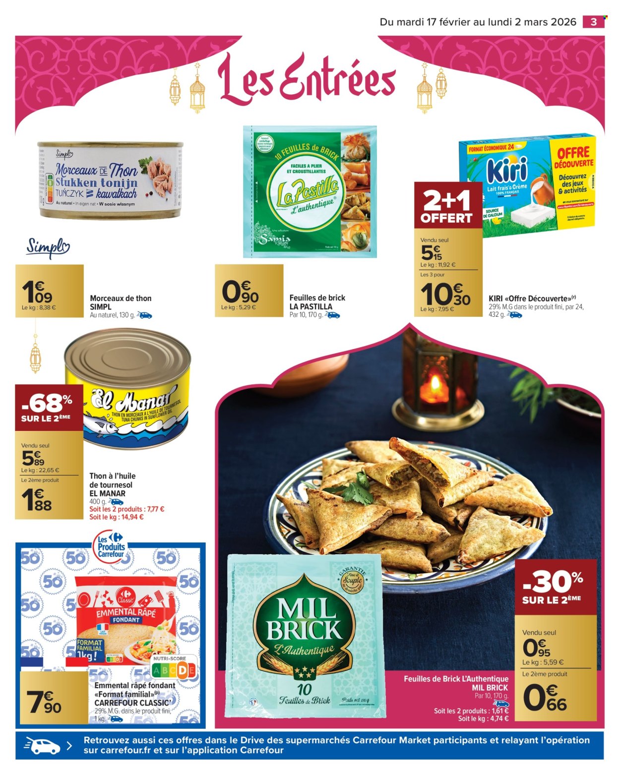 Catalogue Carrefour Market - 17/02/2026 - 02/03/2026. Page 3