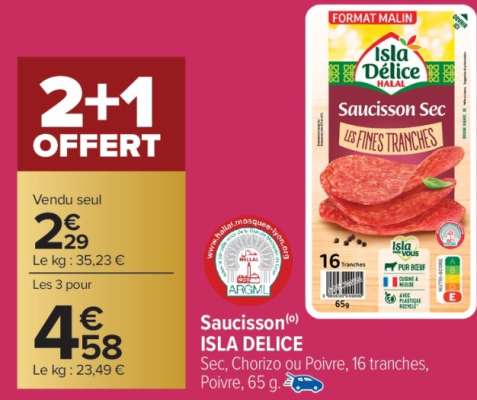 Saucisson Isla Delice