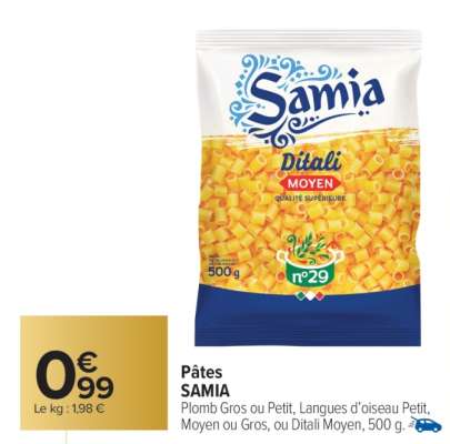PÂTES “SAMIA”