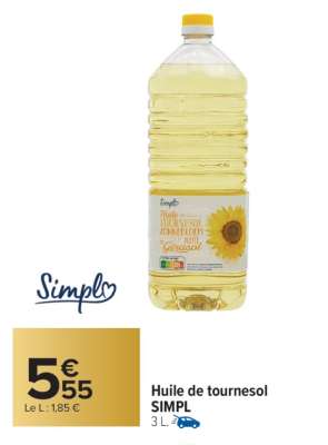 Huile de tournesol SIMPL