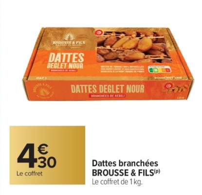 Dattes branchées BROUSSE & FILS