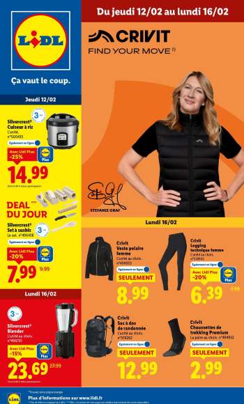 Catalogue Lidl - 12/02/2026 - 16/02/2026.