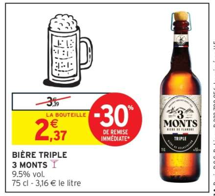 Bière Triple 3 Monts