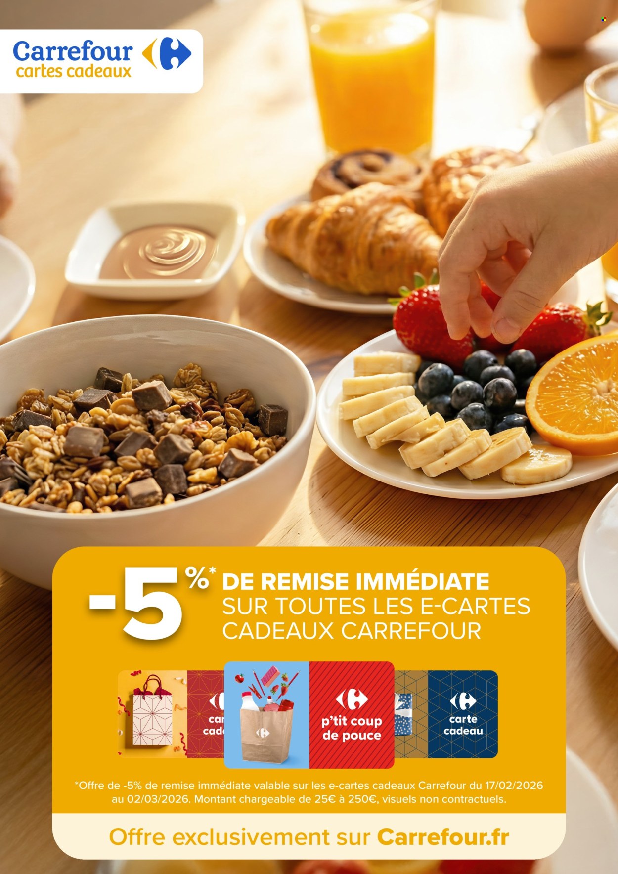 Catalogue Carrefour Hypermarchés - 17/02/2026 - 02/03/2026. Page 96