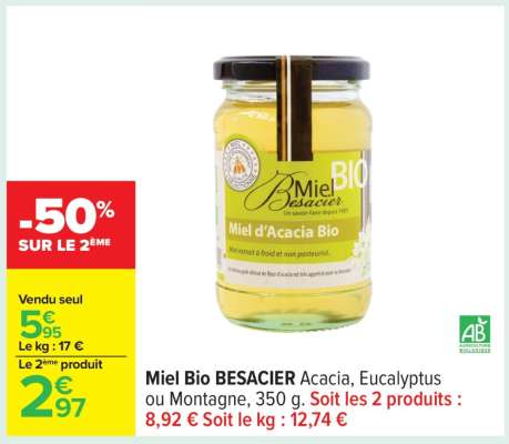Miel Bio BESACIER