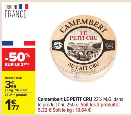 CAMEMBERT LE PETIT CRU