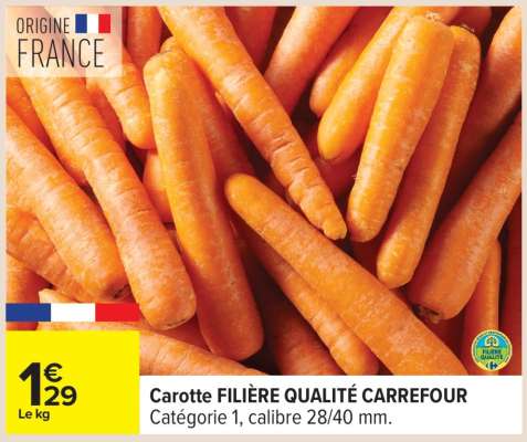 Carotte FILIERE QUALITE CARREFOUR
