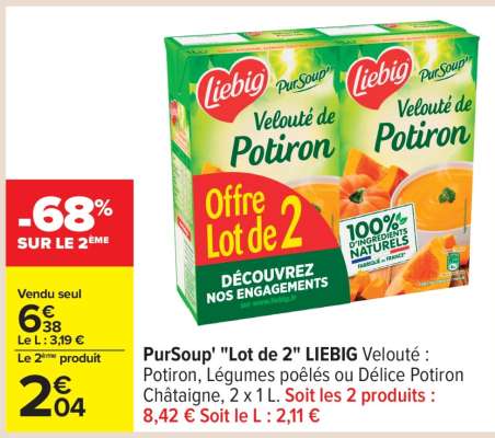 PurSoup "Lot de 2" LIEBIG Velouté