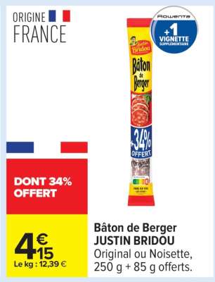 Bâton De Berger Justin Bridou