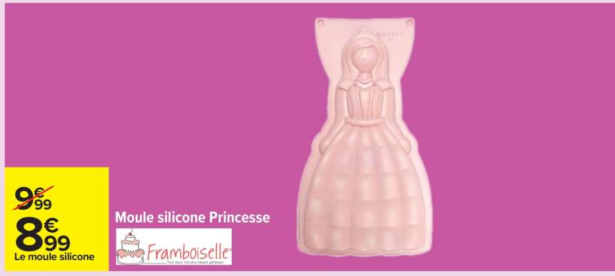 Moule silicone Princesse