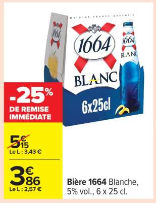 Bière 1664 Blanche