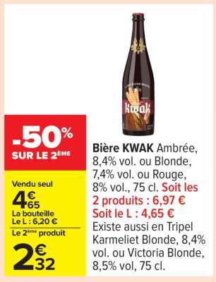 Bière Kwak*