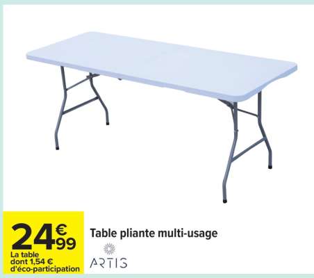 Table Pliante multi-usage