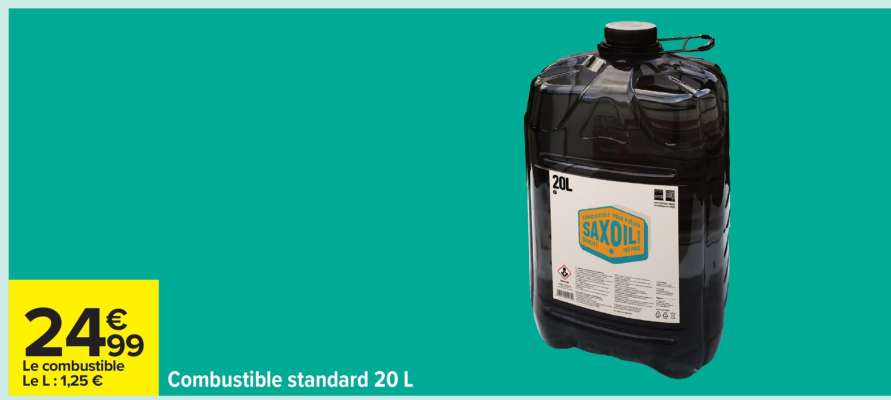 Combustible standard 20 L