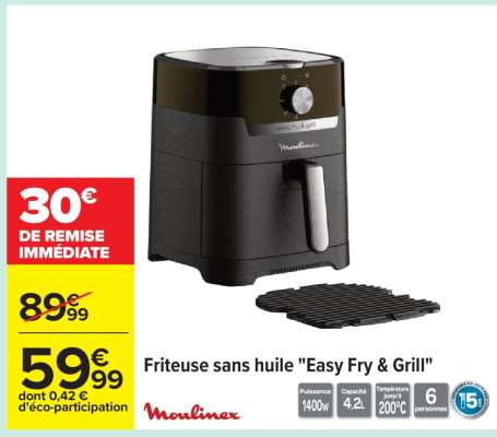Friteuse sans huile "Easy Fry & Grill"