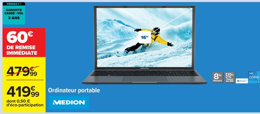 Ordinateur portable MEDION