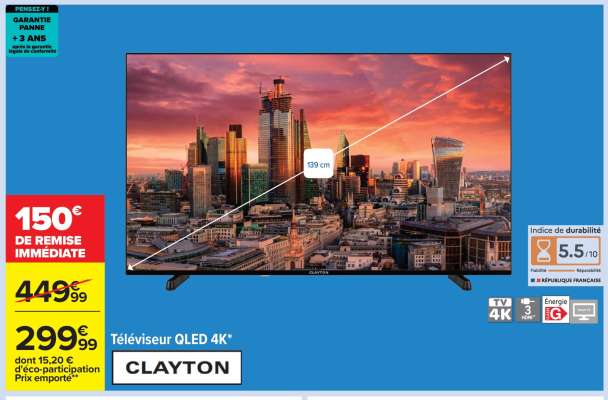 Téléviseur QLED 4K