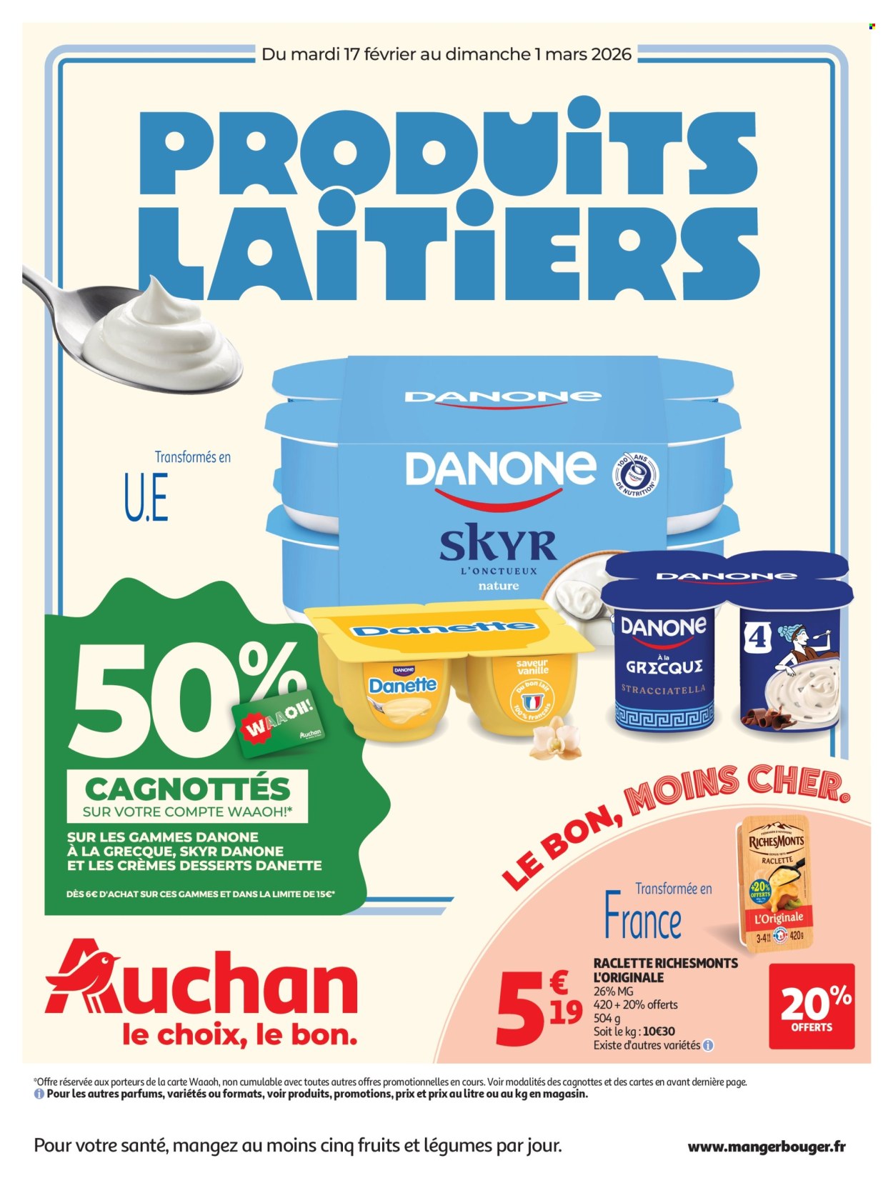 Catalogue Auchan - 17/02/2026 - 01/03/2026. Page 1
