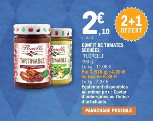 CONFIT DE TOMATES SÉCHÉES "FLORELLI"