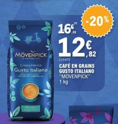 Café en grains Gusto Italiano "Mövenpick"